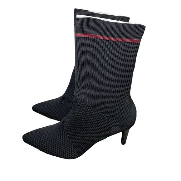 NWT Vince Camuto Black Wine Roreeta Pull On Booties - Picture 1 of 7